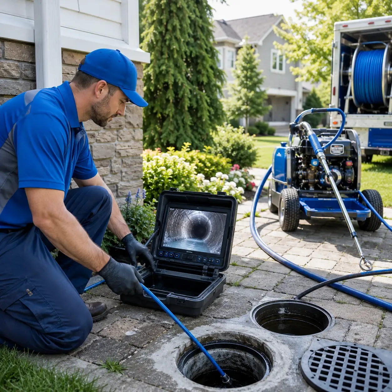 Outdoor drain cleaning professionals serving Colfax, IL